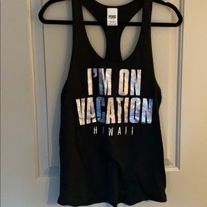 I’m On Vacation! VS Pink Tank